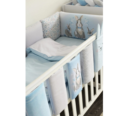 veres 217.11 Постельное бельё "summer bunny blue" (6 ед.)