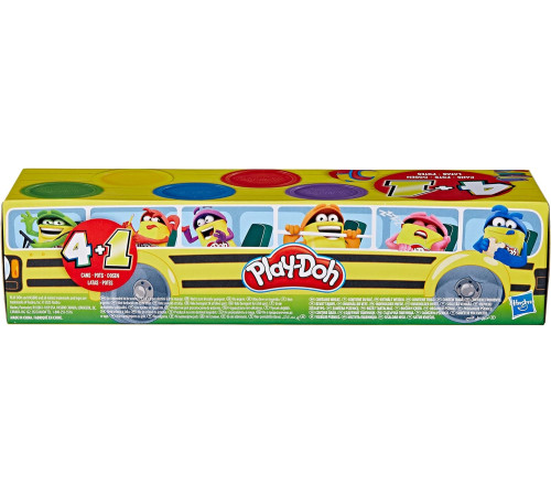 play-doh f7368 hабор пластилина "Снова в школу" (5 цветов)