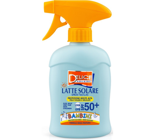  delice solaire bambini lapte spray cu protecție solară pentru copii spf 50+ (250 ml)