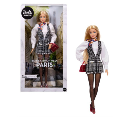barbie jjx30 păpușă de colecție signature "paris fashion week"