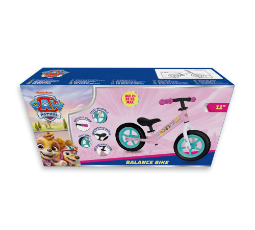 seven 34084 bicicletă de echilibru "paw patrol girl"