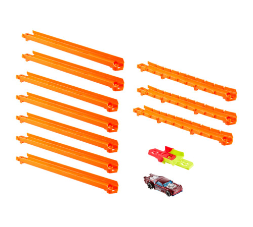 hot wheels jdw43 Игровой набор "Дорожки для трека с 1 машинкой"