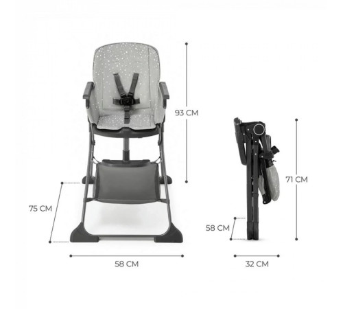 kinderkraft scaun pentru copii foldee sur