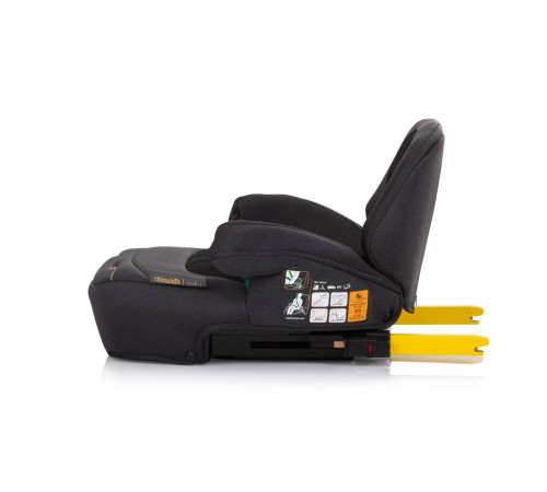 chipolino scaun auto isofix  safy  sdksf0241ob (125-150 cm.) negru