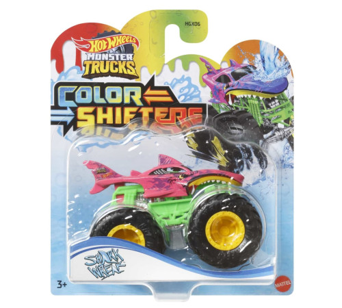 hot wheels hgx06  Внедорожник monster trucks "Измени цвет" (в асс.)