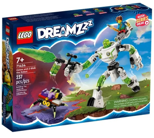  lego dreamzzz 71454 Конструктор "Матео и робот z-blob" (237 дет.)