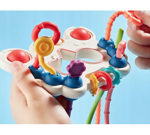 bibiin toys 688-73 Сенсорная погремушка "Краб"