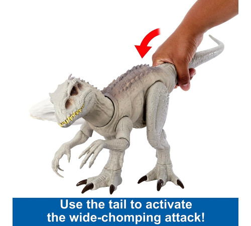 jurassic world hnt63 figurină de dinozaur "indominus rex"