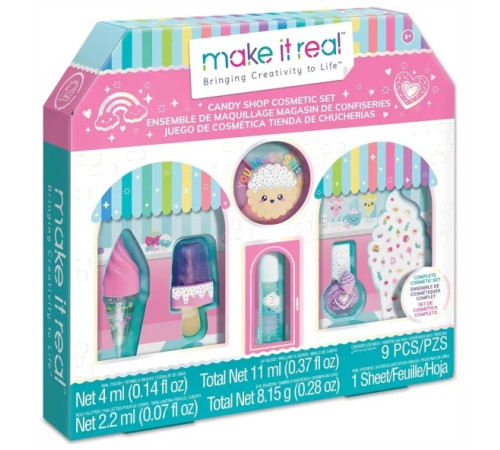 Детский магазин в Кишиневе в Молдове make it real 2700m Набор косметики "candy shop"