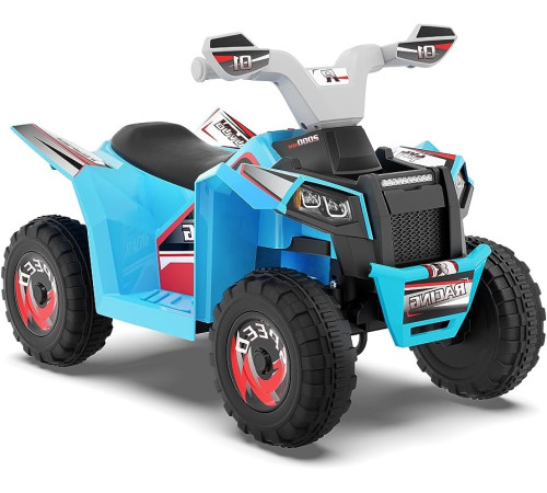 op mx630/2 atv electric pentru copii albastru