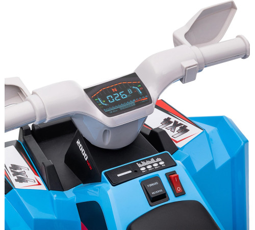 op mx630/2 atv electric pentru copii albastru
