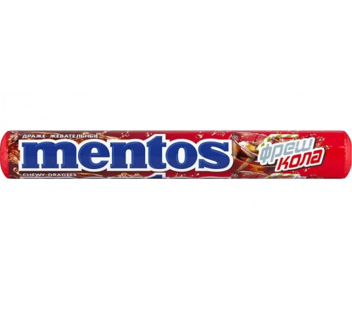 Детское питание в Молдове mentos Драже жевательные "Фреш Кола" (21 гр.)