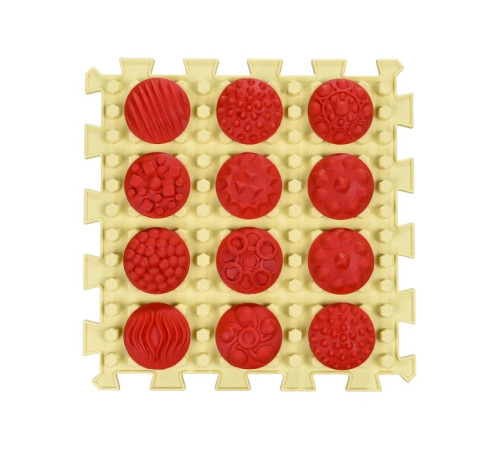 ortek 12994 covoraș de masaj "ortek mix puzzle-uri" 6 elemente + 6 seturi de module "modele"