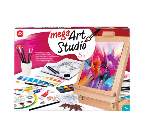 as kids 1038-82028 Набор для рисования 5 в 1 "mega art studio"