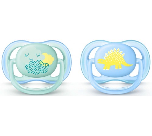  avent scf344/20 suzera din silicon ultra air (0-6 m.) 2 buc.