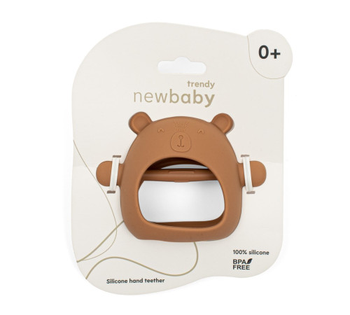 baby mix  56981 Силиконовый прорезыватель "Медвежонок"