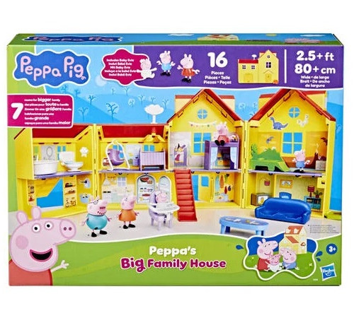  peppa pig g0508 set de joacă "big family house"