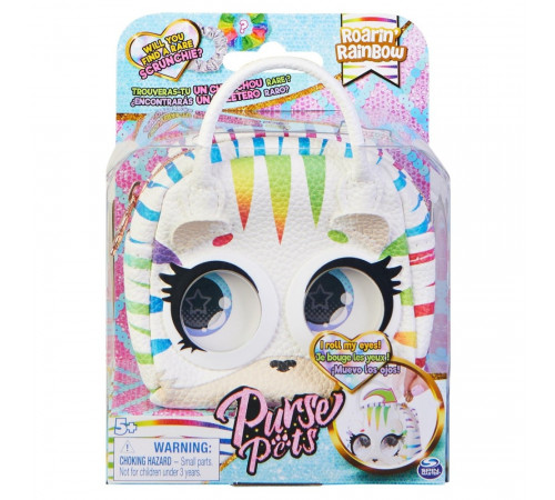  purse pets 6062304 Микро-сумочка "Радужный Тигрёнок"
