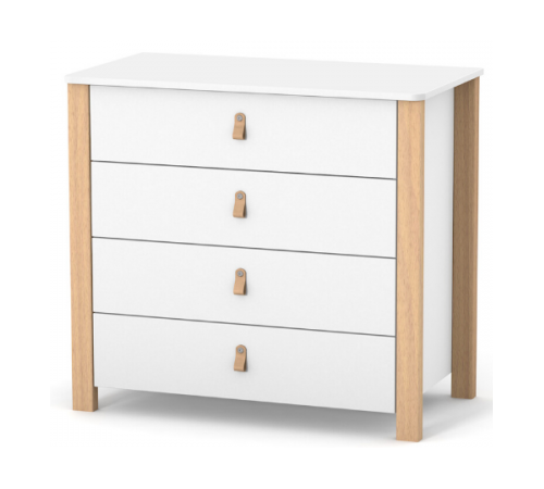  veres 33.2.35.2.15 Комод 900 Монако (белый/бук)