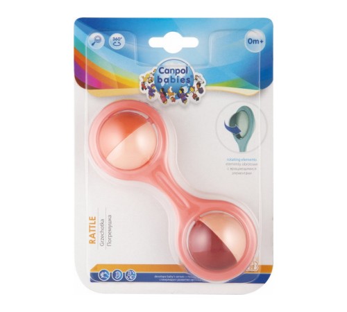 canpol 56/153 Погремушка с вращающимися элементами "Штанга" в асс.