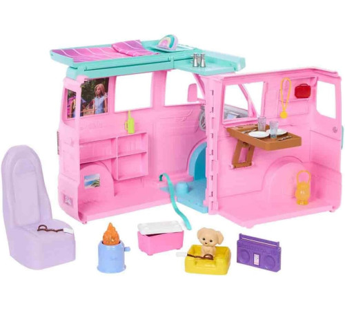 barbie jmk45 set de joacă dream land "autorulotă de călătorie barbie"