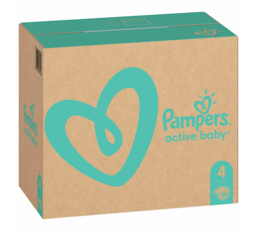Pampers Active Baby 4 (9-14 кг.) 180 шт. pampers active baby 4 (9-14 кг.) 180 шт.