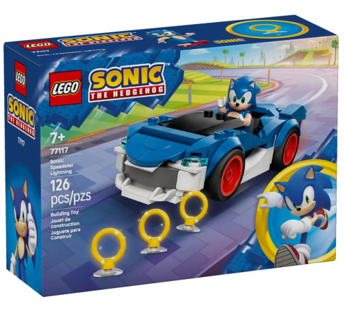  lego sonic 77117 Конструктор "Соник: Скоростной Молния" (126 дет.)