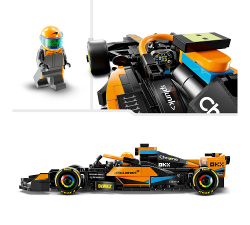 lego speed champions 76919 constructor "masina de curse mclaren de formula 1" (245 el.)