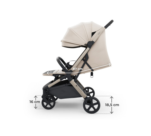 kinderkraft Прогулочная коляска nubi 3 бежевый