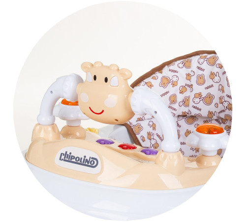 chipolino prlc02303mo premergător muzical "little cow" mocca