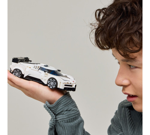 lego speed ​​champions 77240 constructor "hipermașina sport bugatti centodieci" (291 el)