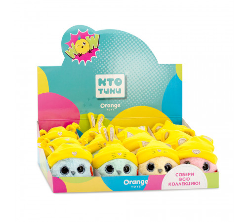 orange toys jucărie de plus "whozie &icirc;ntr-o căciulă" ot41-22 (13 cm.)