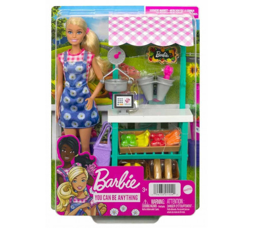 barbie hcn22 set de joc "barbie la târg"