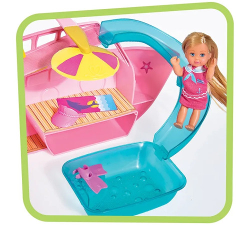 simba 5733083 set de joc 'evi pe o nav de croazier” (12 cm.)