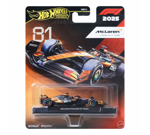 Детский&nbsp;магазин в Кишиневе в Молдове hot wheels jkd81 Машина "premium mclaren 2025 formula 1 team #81"