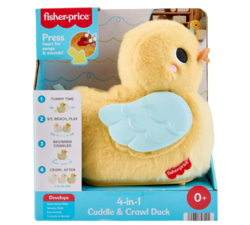  fisher-price jmx99 jucărie de dezvoltare &bdquo;rața muzicală&rdquo; 4 &icirc;n 1