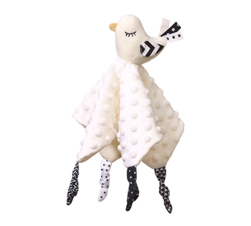 Детский&nbsp;магазин в Кишиневе в Молдове babyono-767 1537 Мягкая игрушка-платок "Маленькая Птичка"