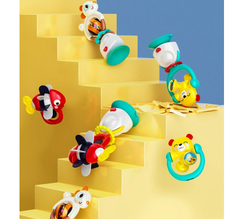 hola toys e7975a jucărie zornăitoare pe o ventuză "ursulet"