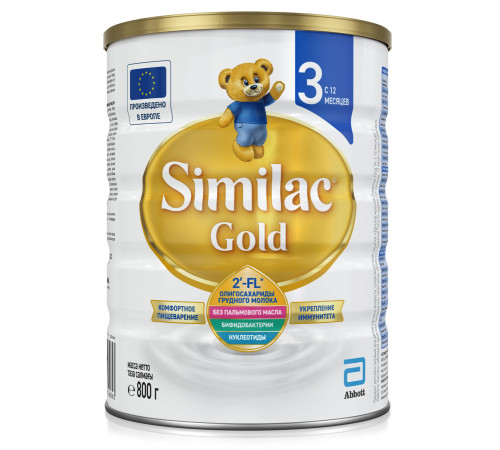  similac gold 3 (12 м+) 800 гр.***