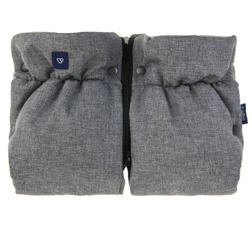 Womar Zaffiro  Mănuși separate pentru cărucior "Beige Wool Premium" melange grey Cărucioare in Moldova womar zaffiro  mănuși separate pentru cărucior "beige wool premium" melange grey