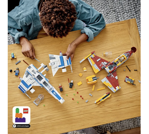 lego star wars 75364 Конструктор "e-wing Новой Республики против Шин Хати" (1064 дет.)
