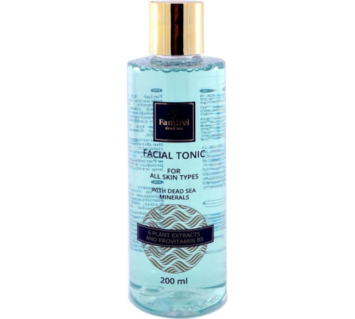 Famirel Tonic pentru toate tipurile de piele cu minerale de la Marea Moartă și provitamina B5 25+ (200 ml.) 084925  famirel tonic pentru toate tipurile de piele cu minerale de la marea moartă și provitamina b5 25+ (200 ml.) 084925