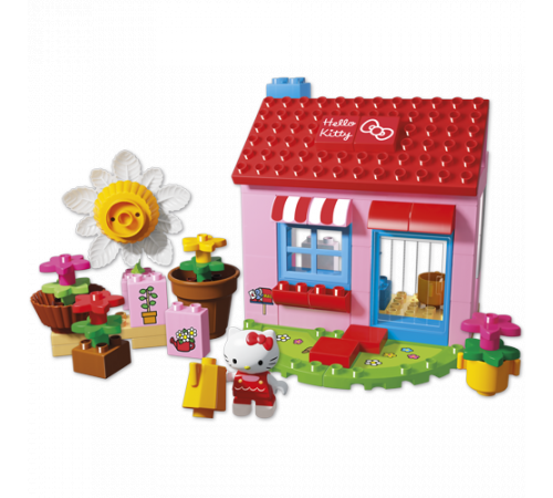 androni 8696-00hk Конструктор hellokitty "Дом" (75 дет.)