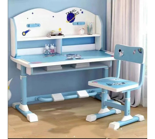  87098 / 1 Растущая парта + стул jchb05 (75 х 45 см.) синий