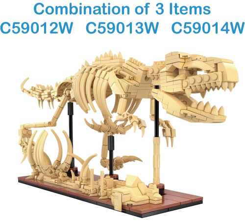 cada c59014w constructor "scheletul de triceratops" (256 el.)