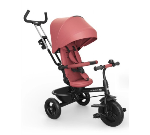  kinderkraft Детский трицикл aston 2 plus (розовый)