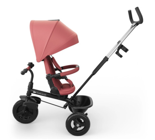 kinderkraft Детский трицикл aston 2 plus (розовый)