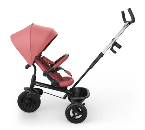 kinderkraft Детский трицикл aston 2 plus (розовый)