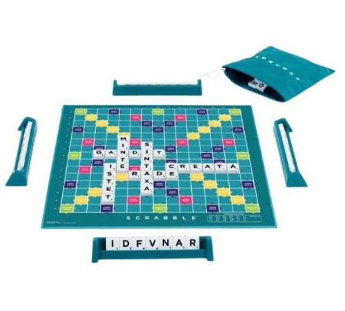 mattel hxw11 Настольная игра 2 в 1 "scrabble core refresh" (ro)