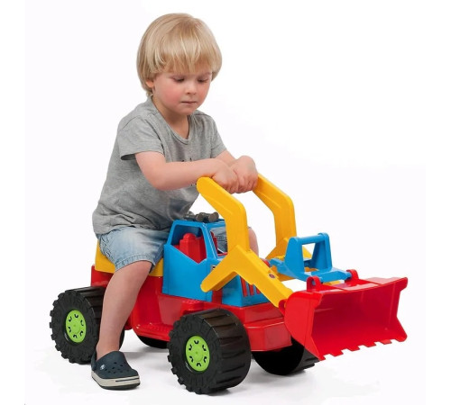bayo  44898  excavator pentru copii (74 cm) rosu